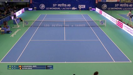 Aranzabal vs Popa & Iliev vs Mboko - Les Petits As  2019 - Centre Court
