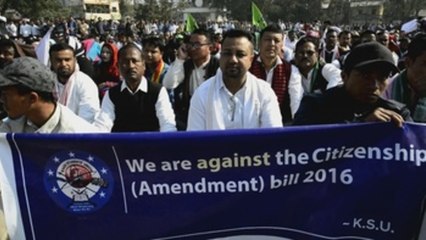 Miles de personas protestan en contra de dar nacionalidad india a inmigrantes