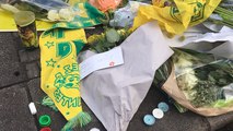 Les Nantais continuent d’apporter des fleurs et de se recueillir pour Emiliano Sala