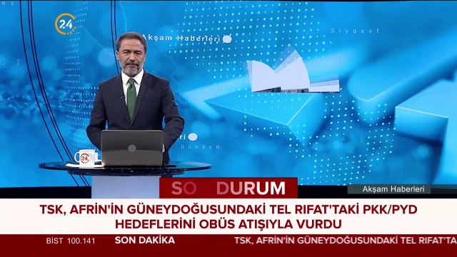 Tel Rıfat'taki PKK/PYD hedefleri obüs atışlarıyla vuruldu