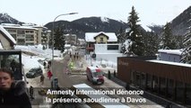 Amnesty International dénonce la présence saudienne à Davos