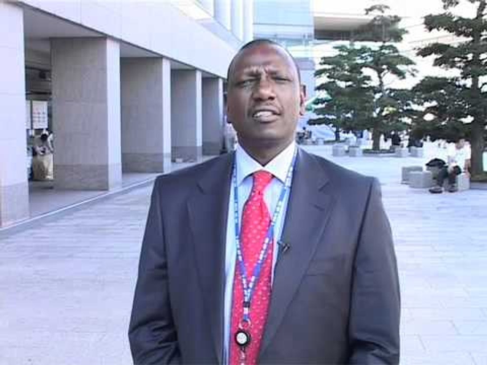 Ruto at GMO conference Japan