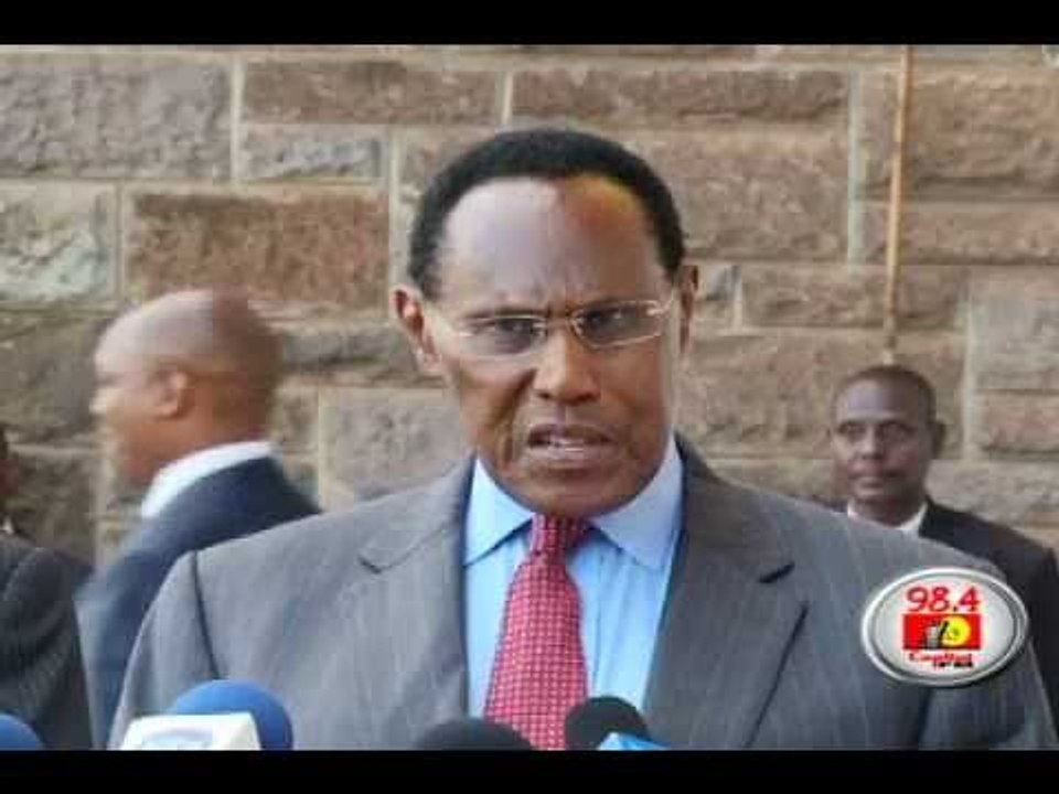 Saitoti meets security Chiefs on Election security