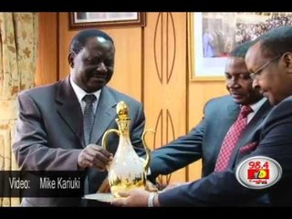 Raila surrenders Turkish gifts