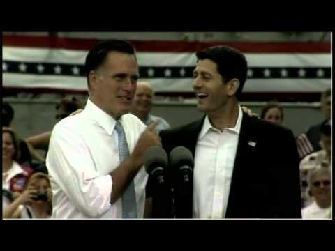 Romney flubs lines presenting 'next president' Ryan