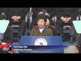 South Korea swears in first female president