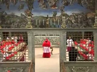 Doors of Sistine Chapel close, conclave begins