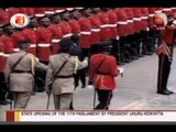 President Uhuru Kenyatta inspects his first Guard of Honour