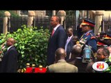 President Uhuru Kenyatta inspects his first Guard of Honour
