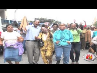 Striking teachers take to the streets