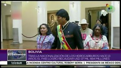 下载视频: Bolivia: Evo Morales ofrece balance de sus 13 años de gobierno