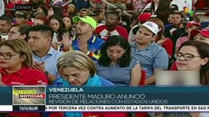 Maduro ordena revisión de relaciones diplomáticas con EE.UU.