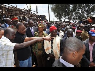 Uhuru tours Kibera, launches NYS cleanup initiative