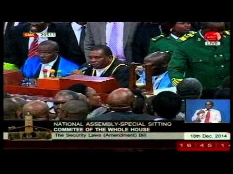 Kenyan Parliament turned into boxing ring