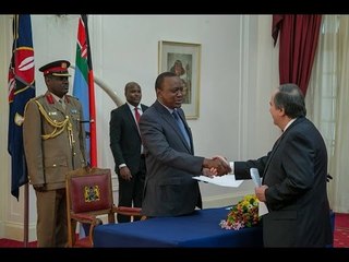 President Kenyatta receives new envoys