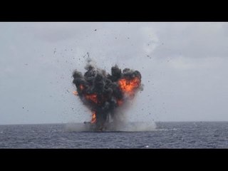 Nkaissery leads drugs destruction in high seas