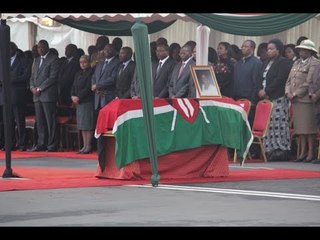 Body of Lucy Kibaki arrives from London.