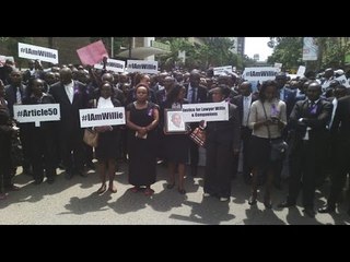 Family, friends remember slain Human Rights lawyer, compatriots at memorial