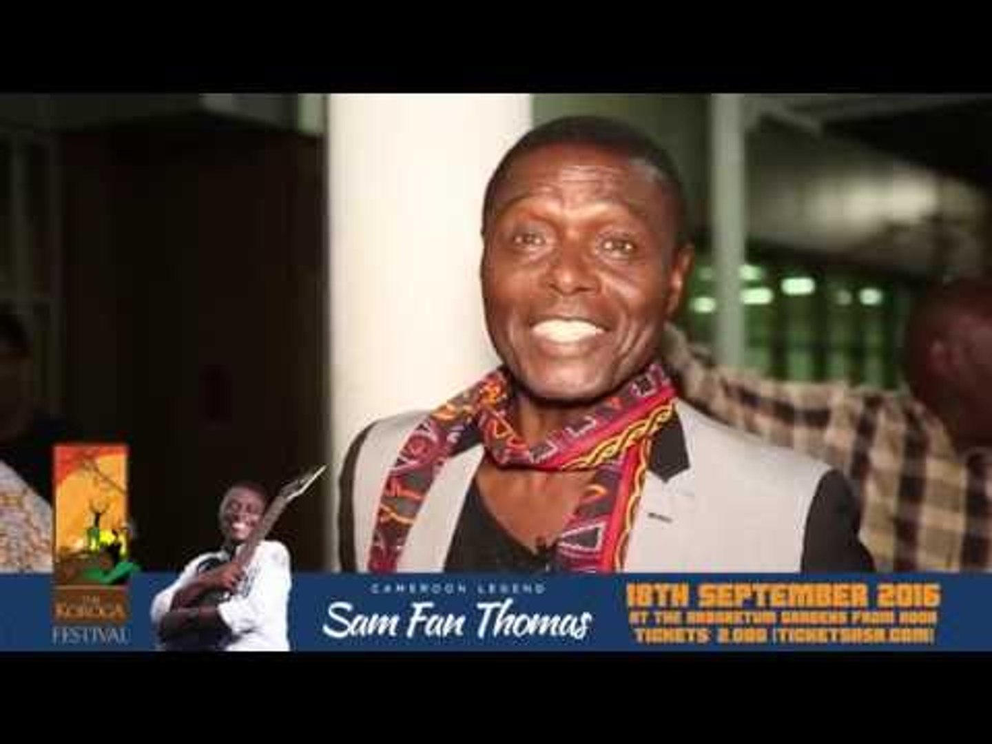 Sam Fan Thomas in Kenya ahead of Koroga Festival - video Dailymotion