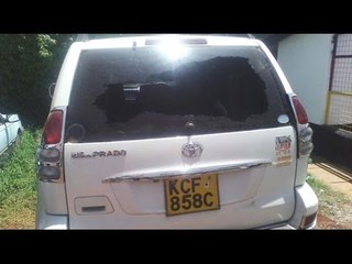 Protests in Kabete as MP aspirant ‘Chege Fresh’ reported missing, his car with bullet holes found