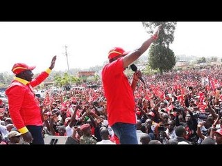 Uhuru Park turns red ahead of the Jubilee rally
