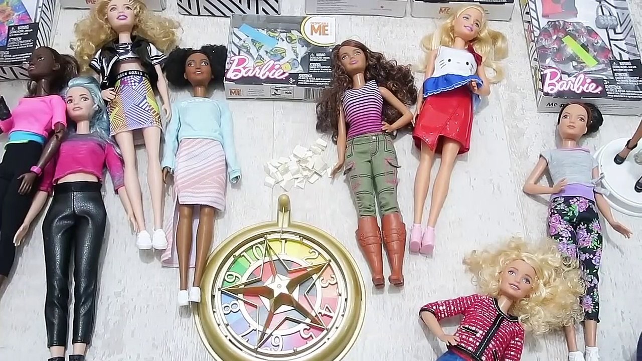Barbie Kombin Challenge Oyunları Çarkıfelek Barbie Bebek Giydirme