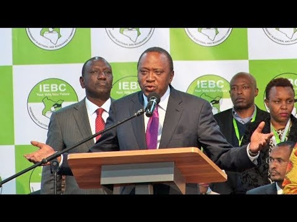 President Kenyatta re-election acceptance speech