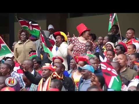 Thousands already at Safaricom Kasarani stadium for Uhuru inauguration