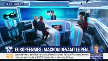 Européennes: Emmanuel Macron devant Marine Le Pen