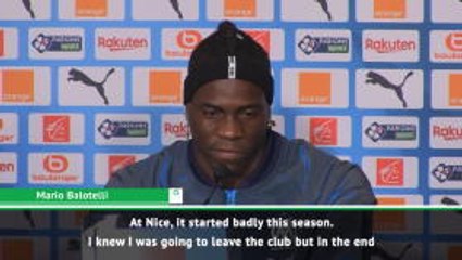 Descargar video: New Marseille signing Balotelli explains problems at Nice