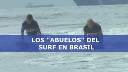 Los "abuelos" del surf en Brasil