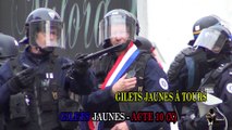 Gilets Jaunes à Tours Acte 10 – Un agent de la Bac à fleur de peau pète les plombs 19 janvier 2019