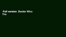 Full version  Doctor Who: The Whoniverse: The Untold History of Space and Time Complete
