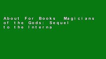 About For Books  Magicians of the Gods: Sequel to the International Bestseller Fingerprints of the