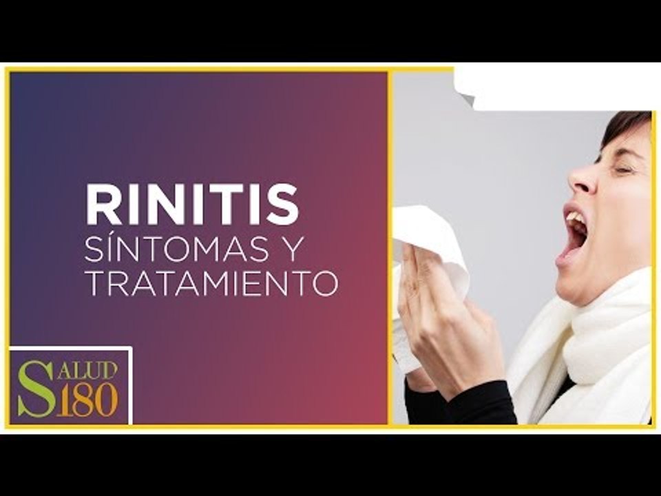Rinitis alérgica: síntomas y tratamiento | Salud180