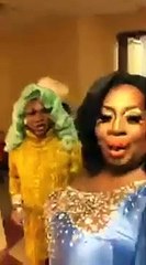 Roxxxy Andrews with Farrah, Kim Chi, Naomi, Shea, Eureka, Latrice and Chi Chi