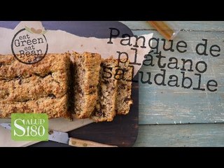 Panqué de plátano ¡Justo en la dieta! | Salud180