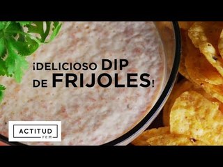 Receta de dip de frijol pinto | ActitudFEM
