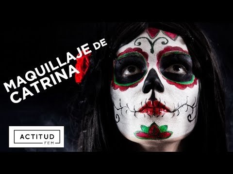 Tutorial: maquillaje de catrina para el Día de muertos | ActitudFEM