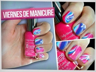 Como hacer uñas marmoleadas en agua | ActitudFEM
