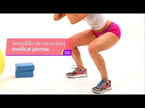 Sentadilla de sumo para tonificar piernas | Muévete | Salud180