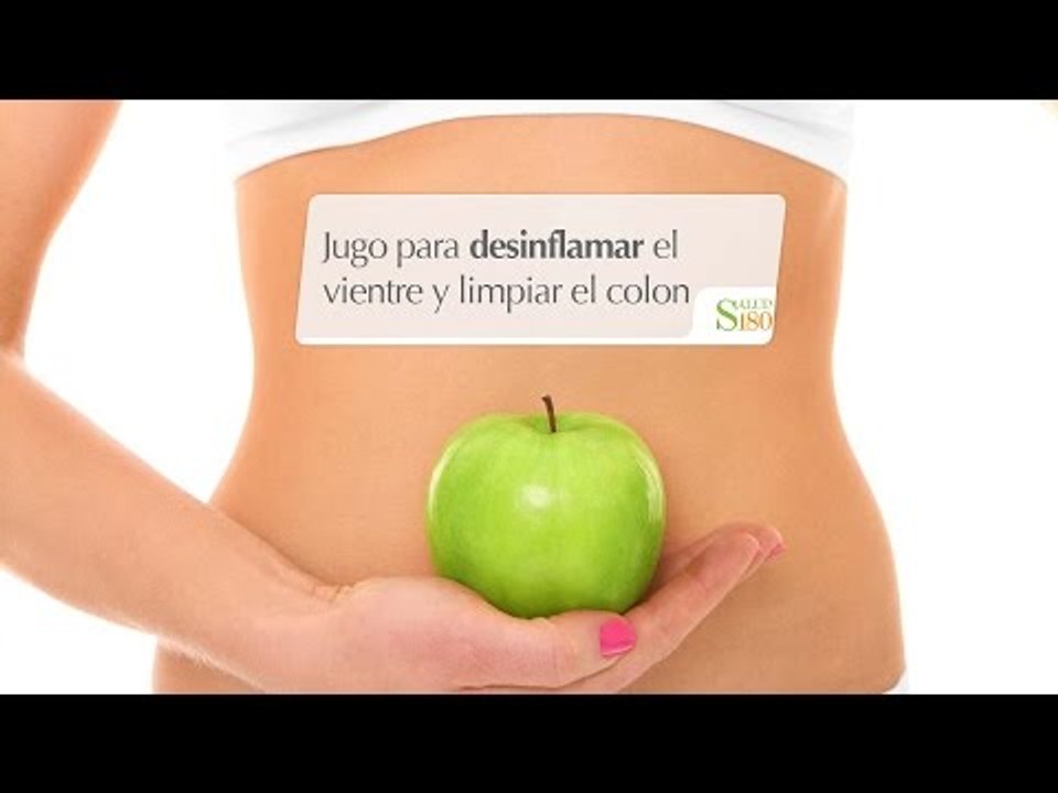 Jugo para desinflamar el vientre y limpiar el c...