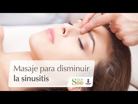 Masaje para disminuir la sinusitis | Relájate | Salud180