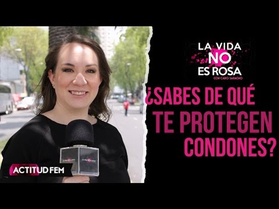 ¿Sabes de qué te protegen los condones? | ActitudFEM