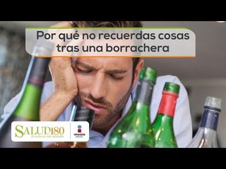 ¿Por qué olvidamos cosas después de beber? | Salud 180