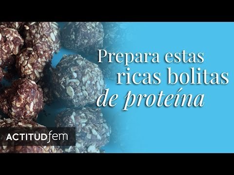 Cómo hacer bolitas veganas de proteína | ActitudFEM