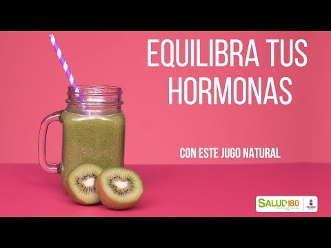 Equilibra tus hormonas con este jugo natural | Salud180