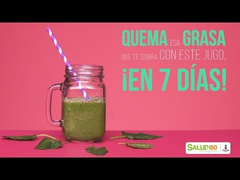 Quema grasas con este jugo natural | Salud180