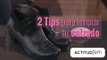 Tips para limpiar tu calzado | ActitudFEM