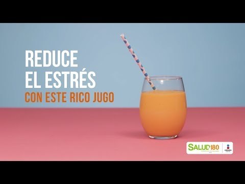 Reduce el estrés con este jugo natural | Salud180